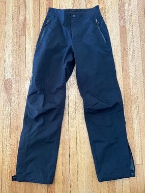 Marmot Gore-Tex Black Rain Pants, XS